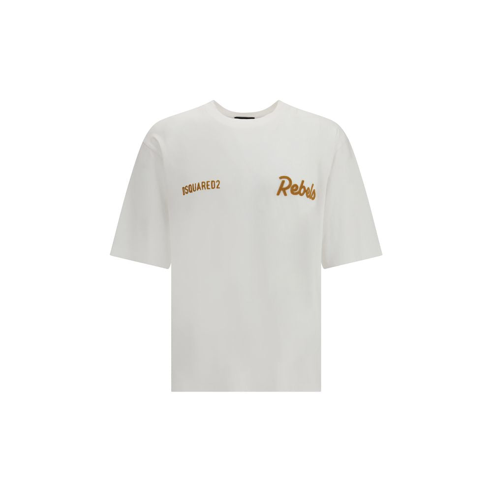 Dsquared² White Cotton T-Shirt