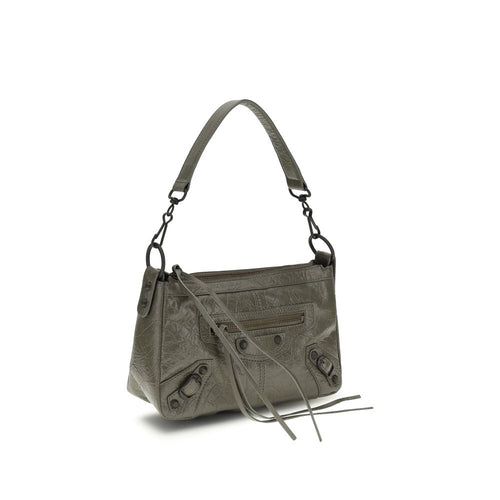 Balenciaga Bicolor Lamb Ovis Aries Aries Shoulder Bag